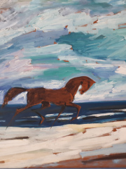 Pferd am Meer, Datum unbekannt