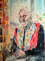 Großmutter, Öl, ca. 1946