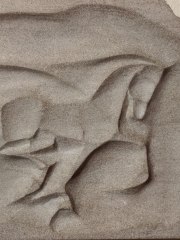 Pferd im Lauf, Relief, Datum unbekannt